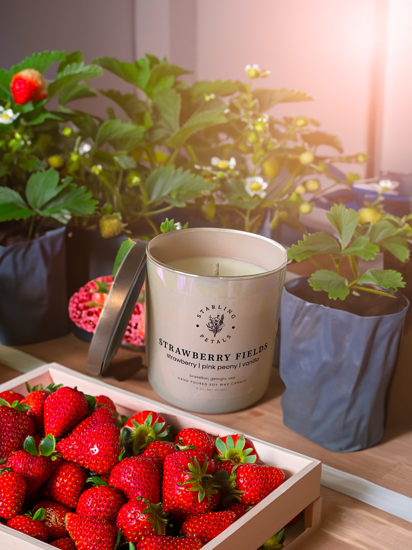 Strawberry Fields Candle